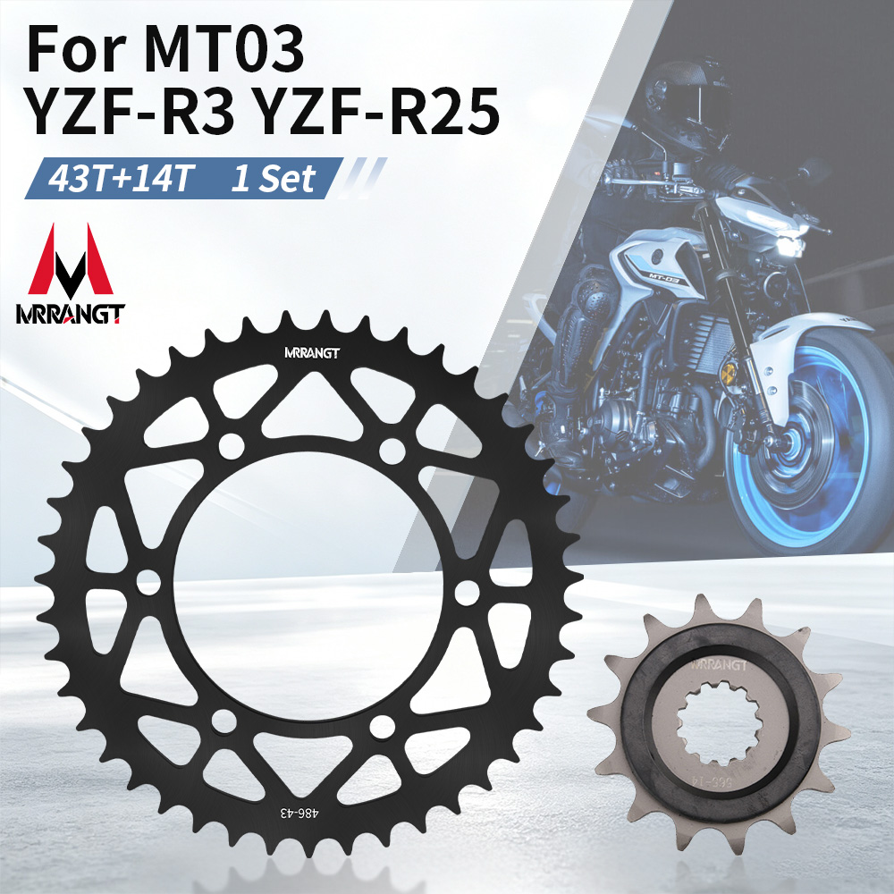 MRRANGT製 バイク用 520チェーン駆動部品 43歯リ - Titanium Motorcycle Rear Sprocket 520 のレビューと価格