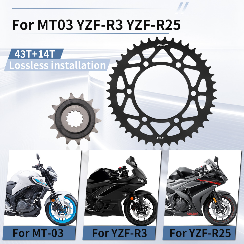 MRRANGT製 バイク用 520チェーン駆動部品 43歯リ - Titanium Motorcycle Rear Sprocket 520 のレビューと価格
